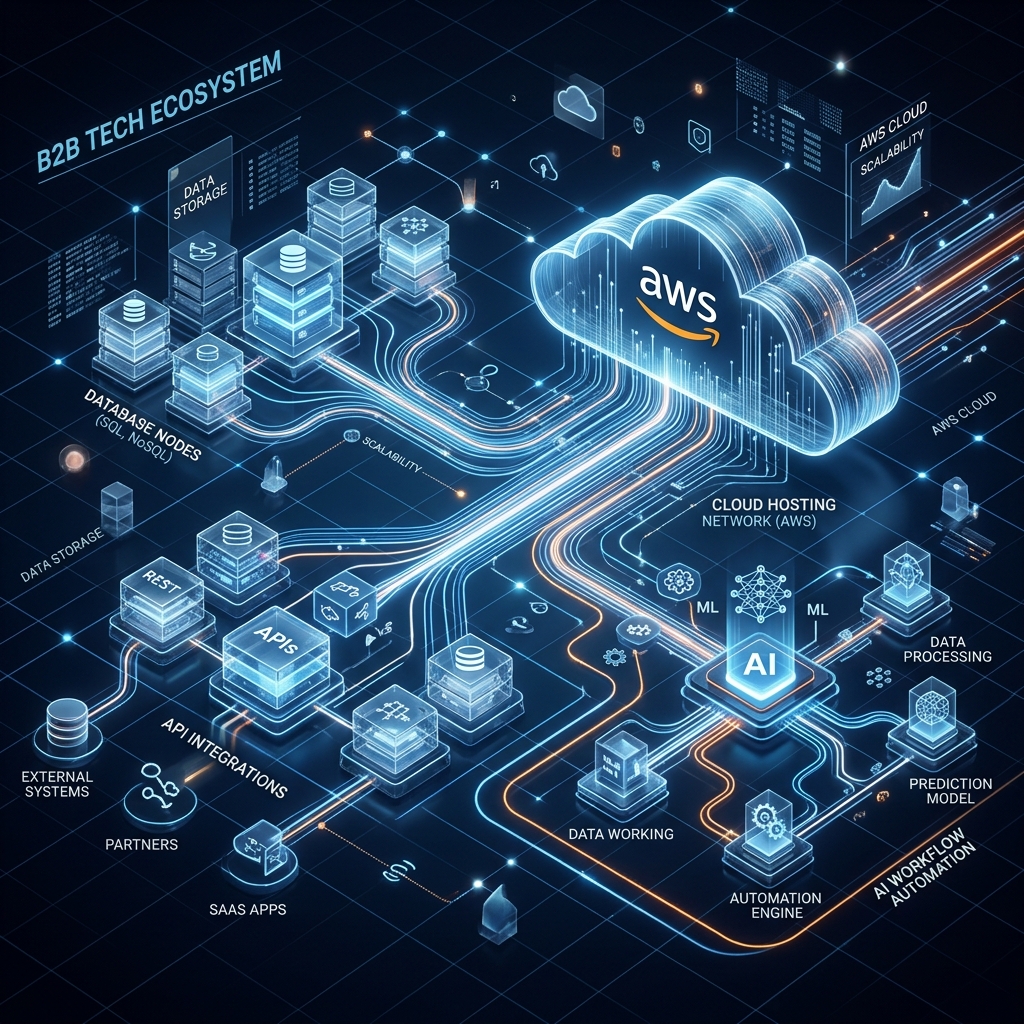 ServERP Cloud Architecture Integration Workflow Diagram